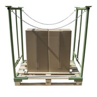 Clamp-on stacking frame