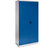 Armario para material, anchura 950 mm, 4 baldas extraíbles, puerta en azul genciana.