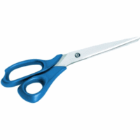 Qualitätsschere für Linkshänder 21,5 cm blau