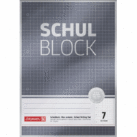 Schulblock Premium A4 90g/qm 50 Blatt Lineatur 7