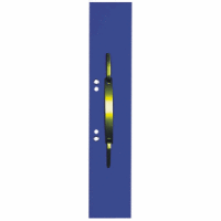 Einhänge-Heftstreifen Manilakarton (RC) 250 g/qm 60 x 305mm blau
