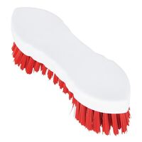 Jantex Scrubber Brush in Red Made of Plastic with Stiff Bristles 209(L)mm