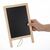 Olympia Mini Folding Menu Board Wood Self Standing Buffet Display - 250 x 150 mm