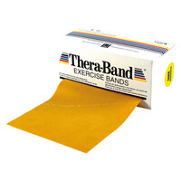 Thera Band ORIGINAL Übungsband Fitnessband Physioband 5,5 m, maxi stark, GOLD, gold
