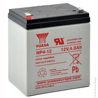 Batterie(s) Batterie plomb AGM YUASA NP4-12 12V 4Ah F4.8