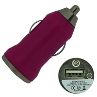 Xccess Car Charger Tiny USB 1.0A Fuchsia