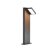 Outdoor LED Stehleuchte ABRIDOR POLE 60, IP55 IK03, 12W 3000/4000K (CCT Switch) 980lm, schwenkbar, anthrazit, 60cm