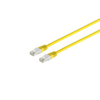 Netzwerkkabel-Patchkabel, cat 6, S/FTP, PIMF, Halogenfrei, gelb, 7,5m