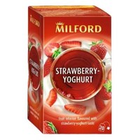 Gyümölcstea MILFORD eper és joghurt 20 filter/doboz