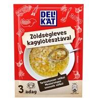 Instant tésztás leves DELIKÁT Zöldségleves kagylótésztával 44g