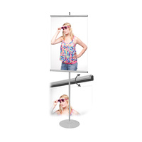 Clamp Rail Display / Banner Holder / Poster and Banner Display "Snap" | 1-sided 800 mm