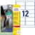 Ultra-Resistente Folien-Etiketten, A4, 99,1 x 42,3 mm, 10 Bogen/120 Etiketten, weiß
