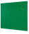 Bi-Office Unframed Green Felt Notice Board 180x120cm right view
