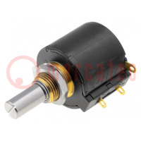 Potentiometer: axial; multiturn; 5kΩ; 2W; ±10%; 6,35mm; linear; IP50