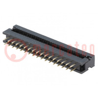 IDC transition; PIN: 34; IDC,THT; for ribbon cable; 1.27mm; 1A