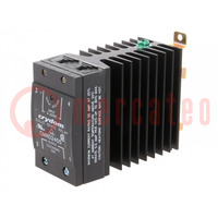 Relay: solid state; Ucntrl: 3÷32VDC; 55A; 24÷280VAC; -40÷80°C