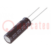 Kondensator: elektrolytisch; low ESR; THT; 120uF; 80VDC; ±20%
