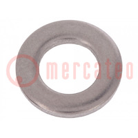 Washer; round; M6; D=12mm; h=1.6mm; acid resistant steel A4