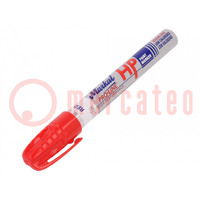 Pen: met vloeibare verf; rood; PAINTRITER+ HP; Tip: rond; -46÷66°C