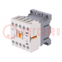 Contactor: 3-pole; NO x3; Auxiliary contacts: NC; 24VAC; 12A; IP20