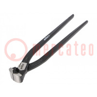 Concreters nippers; end,cutting; 250mm; Classic; blister