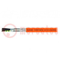 Przewód; TOPSERV®108; 4G6mm2; okrągły; linka; Cu; PVC; pomarańczowy
