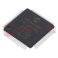 IC: PIC microcontroller; 96kB; 32MHz; SMD; TQFP64; PIC24; 8kBSRAM