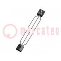 Transistor: NPN; bipolaire; 45V; 0,1A; 500mW; TO92