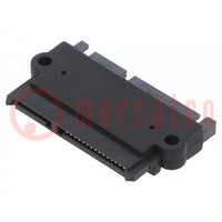 Transition: adapter; SATA 22pin male,SATA 22pin female