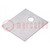 Heat transfer pad: mica; TO218; 0.4K/W; L: 24mm; W: 21mm; Thk: 0.05mm