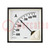 Ampermérő; panelre; I DC: 0÷600A; Osztály: 1,5; Hosszúság: 95mm