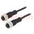 Cable: for sensors/automation; PIN: 5; M12-M12; 2m; plug; plug; 60V