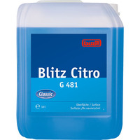 Buzil G481 Blitz-Citro 10 L Alkohol-Reiniger m. Citrusduft