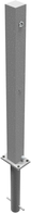 Modellbeispiel: Absperrpfosten -Bollard- 70 x 70 mm, mit Dreikantverschluss (Art. 470unh)