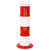 Modularer Ketten-Absperrpfosten, Höhe: 85 cm, individuell erweiterbar Version: 01 - rot/weiß