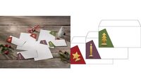 sigel Weihnachts-Umschlag-Set "Cut-out style", DIN lang (8203869)