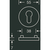 Skizze zu FSB Wechselgarnitur 12 1021 ASL auf Rosette PZ, Knopf drehbar, rechts, schwarz