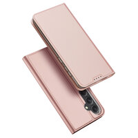 1_Brieftaschenetui mit Ständer für Samsung Galaxy S23 FE Dux Ducis Skin Pro – rosa