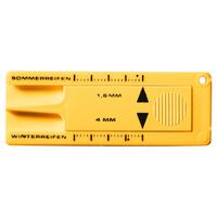 Artikelbild Key fob "Tyre tread measuring device", standard-yellow