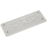 TRELLEBORG MH-24 F 22-1 LIGHT GREY UL94 V-0 IP65 | TPE | SCREW PLACA DE PASO TPE GRIS, 1 UNIDAD