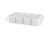 Produktabbildung - Toilettenpapier, 3-lagig, weiß, 9,5 x 11,0 cm, 250 Blatt/Rolle, 8 x 8 Rollen/VE