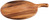Speisenbrett Prescot ohne Druck rund; 30.5x1.5 cm (ØxH); braun; rund