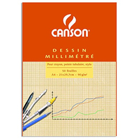 Canson 200067106 papel para dibujo 50 hojas