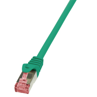 LogiLink 0.5m Cat.6 S/FTP câble de réseau Vert 0,5 m Cat6 S/FTP (S-STP)