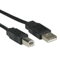 ROLINE 11.02.8867 cable USB USB 2.0 0,8 m USB A USB B Negro