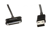Samsung USB 2.0/30-pin Handykabel Schwarz USB A Samsung 30-pin