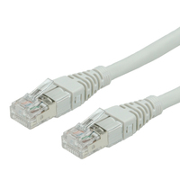 ROLINE UTP Patch Cord Cat.6a, Component Level, LSOH, grey 15m netwerkkabel Grijs U/UTP (UTP)