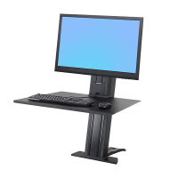 Ergotron WorkFit SR 61 cm (24") Noir Bureau