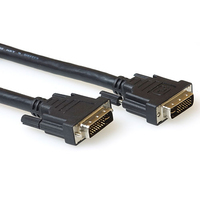 ACT AK3953 DVI kabel 1,5 m DVI-I Zwart