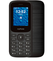 myPhone MP2220 téléphone portable 4,5 cm (1.77") 67,5 g Noir Appareil-photo de téléphone